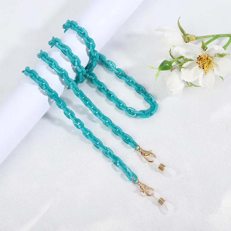 Chaîne de Lunettes en Perles Cristal