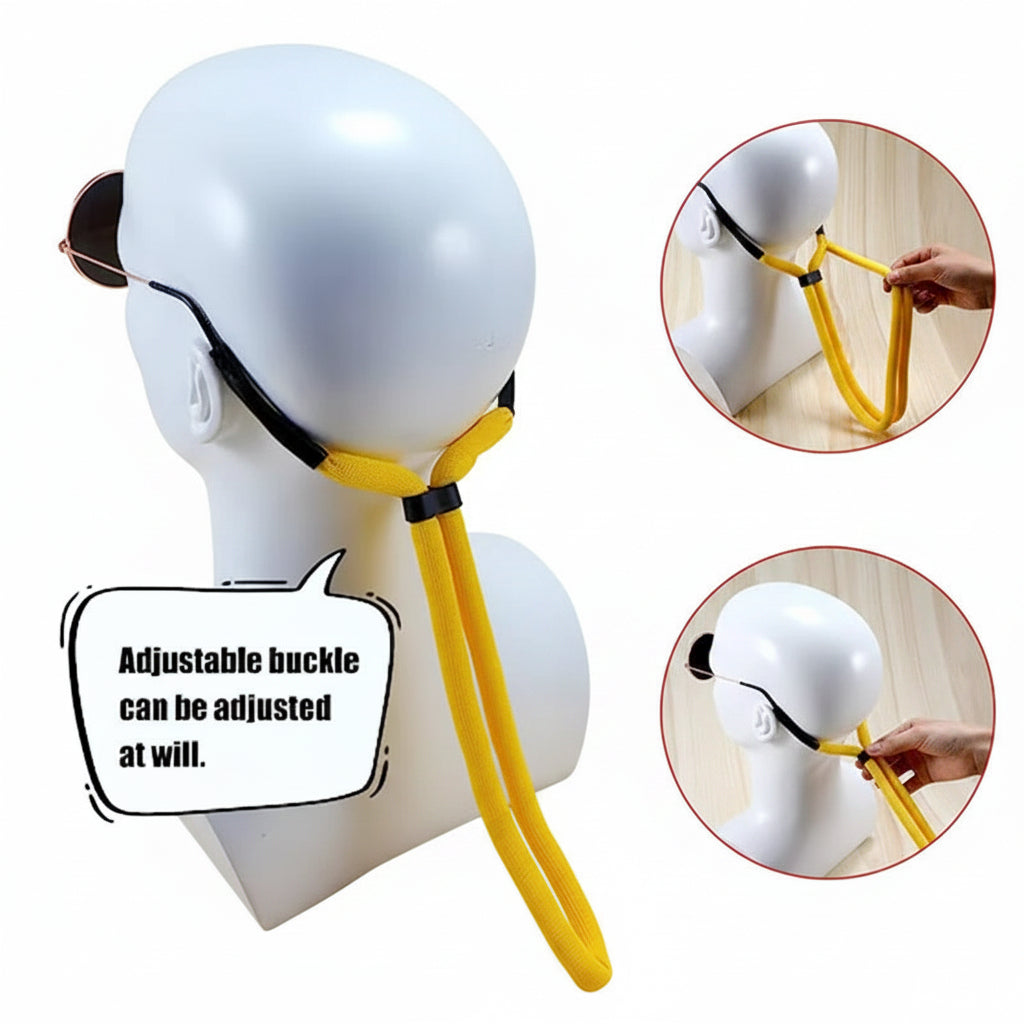 Cordon Flottant Antidérapant pour Lunettes – Sport & Plage