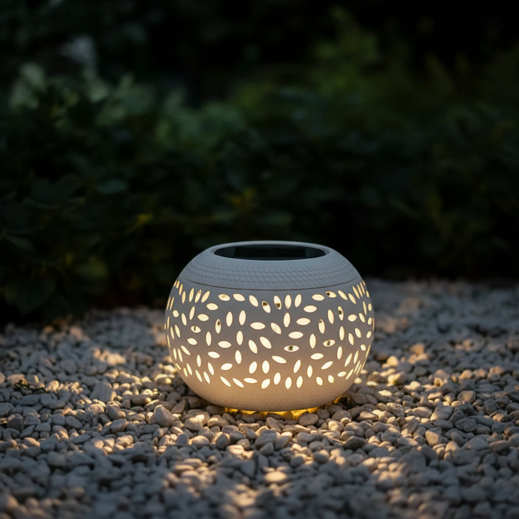Solar Hollow Iron Outdoor Lantern