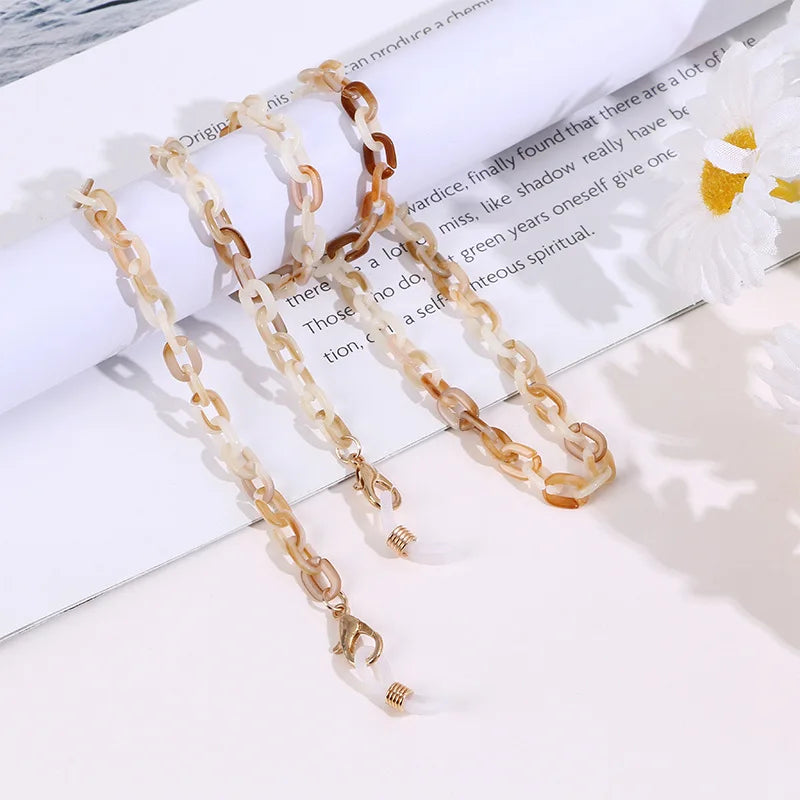 Chaîne de Lunettes en Perles Cristal