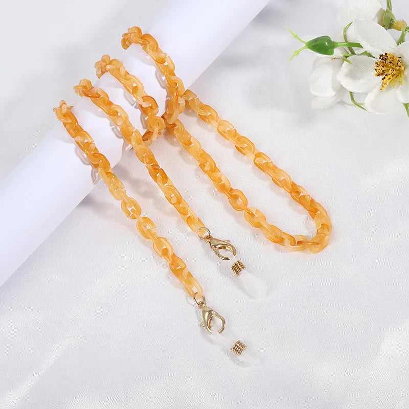 Chaîne de Lunettes en Perles Cristal