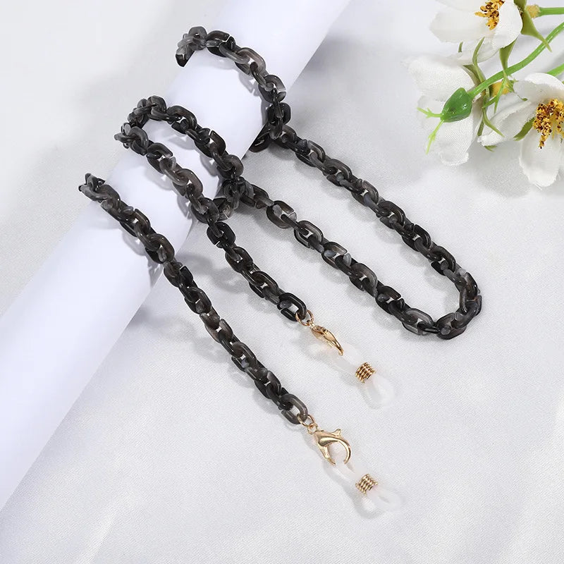 Chaîne de Lunettes en Perles Cristal
