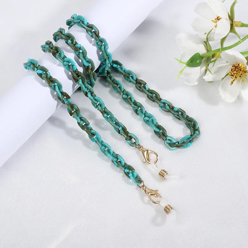 Chaîne de Lunettes en Perles Cristal