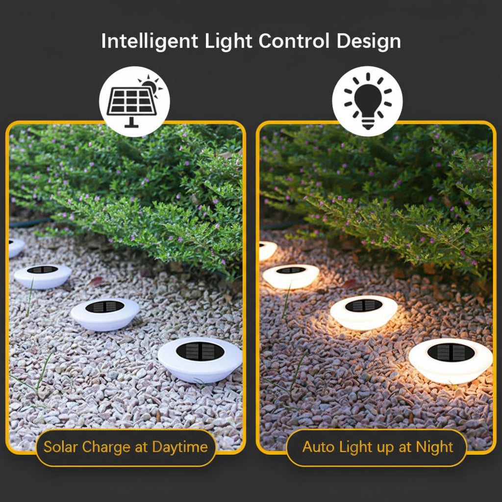Solar Ground Lights 14 LED – IP65 Waterproof
