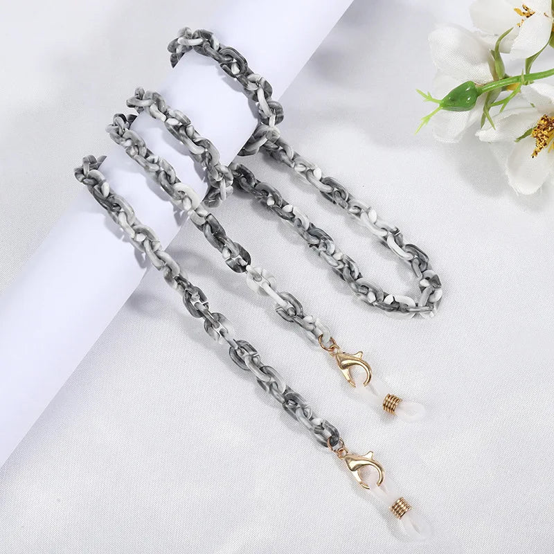Chaîne de Lunettes en Perles Cristal